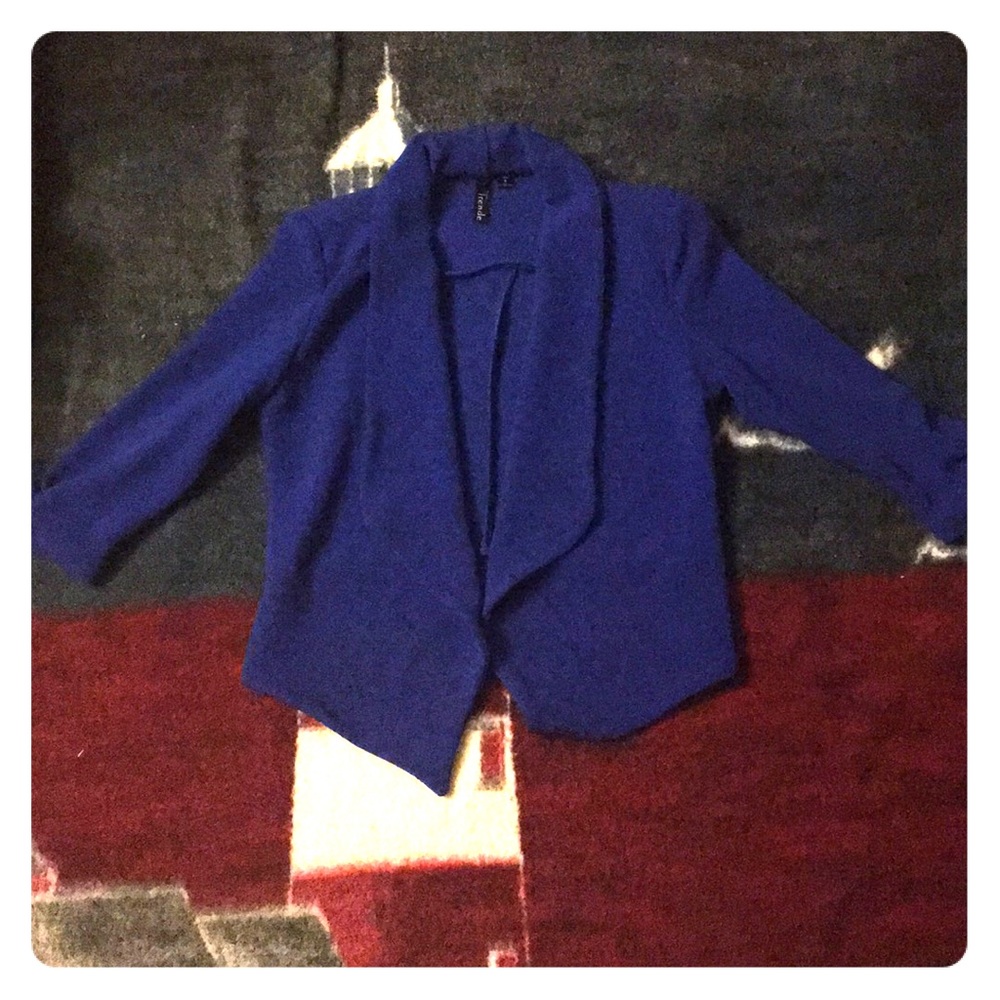 Royal blue blazer
